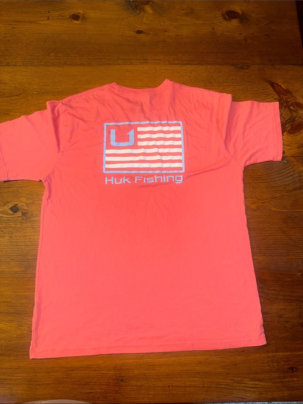 Huk Coral Pink Short-Sleeve Men's Tee